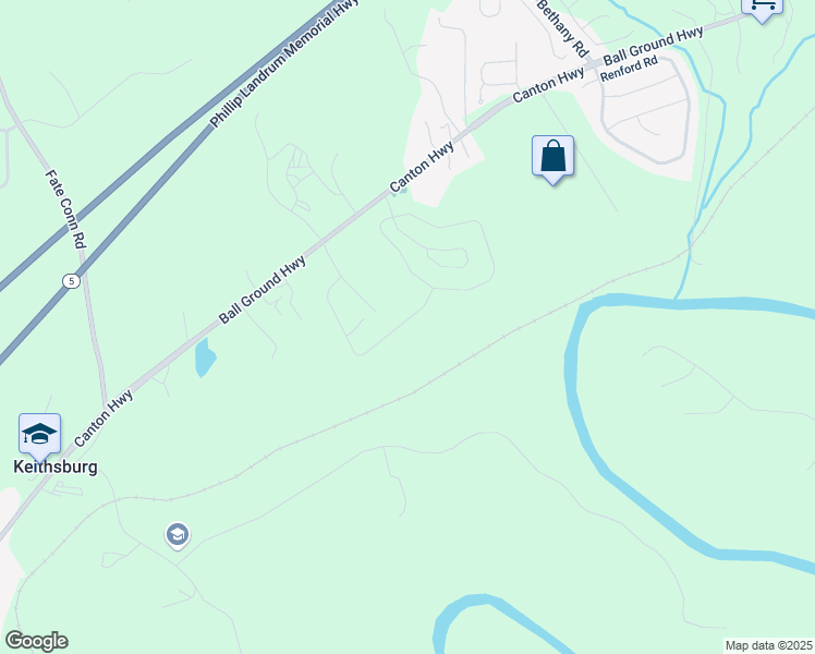 map of restaurants, bars, coffee shops, grocery stores, and more near 614 Edgemore Road in Holly Springs
