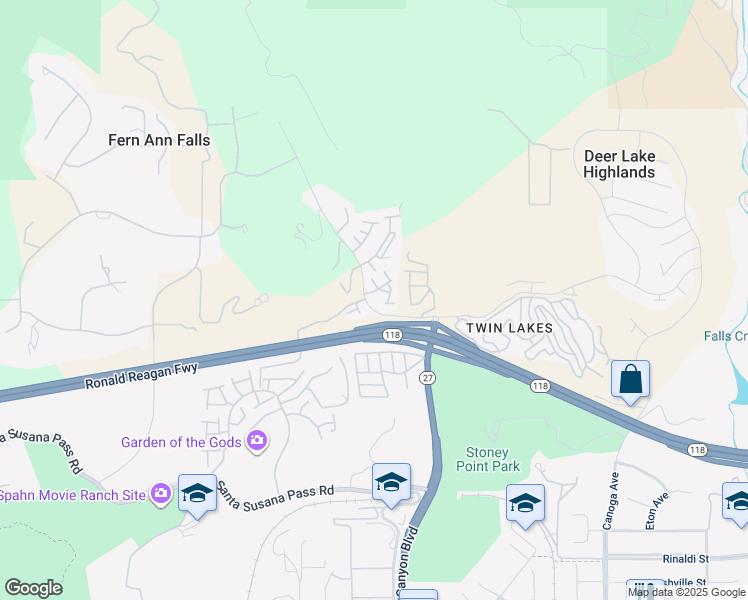 map of restaurants, bars, coffee shops, grocery stores, and more near 11450 Poema Place in Los Angeles County