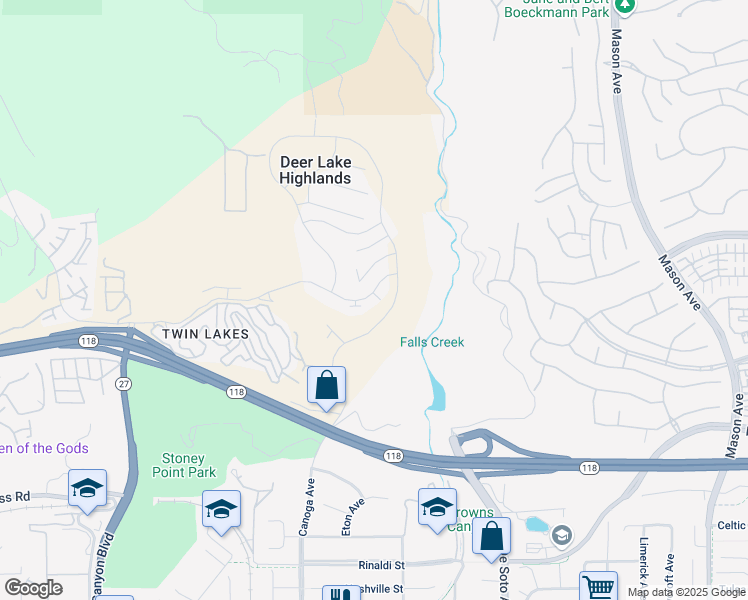 map of restaurants, bars, coffee shops, grocery stores, and more near 21150 Poema Place in Los Angeles County