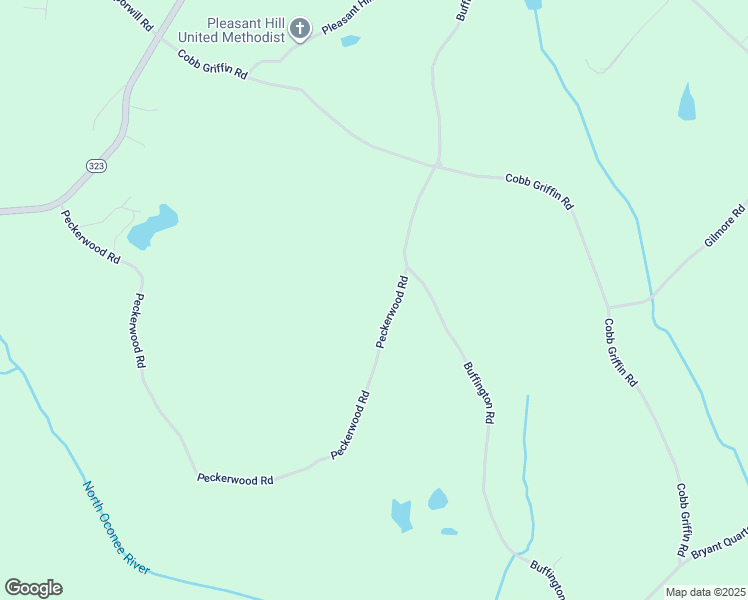 map of restaurants, bars, coffee shops, grocery stores, and more near 4701 Peckerwood Road in Gillsville