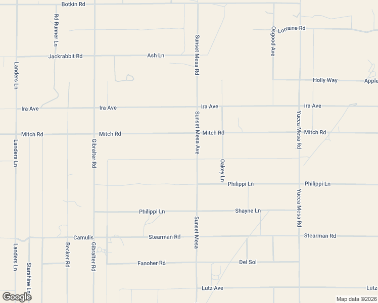 map of restaurants, bars, coffee shops, grocery stores, and more near 1616 Sunset Mesa Road in Landers
