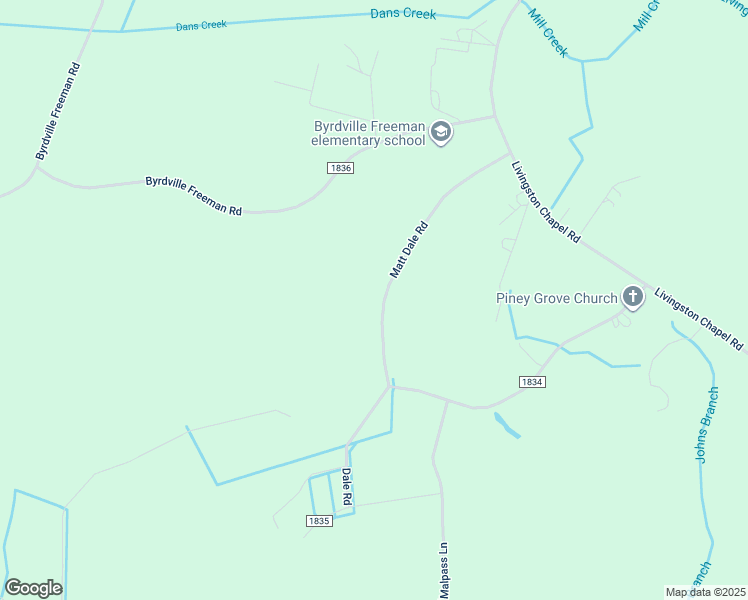 map of restaurants, bars, coffee shops, grocery stores, and more near 494 Matt Dale Road in Delco