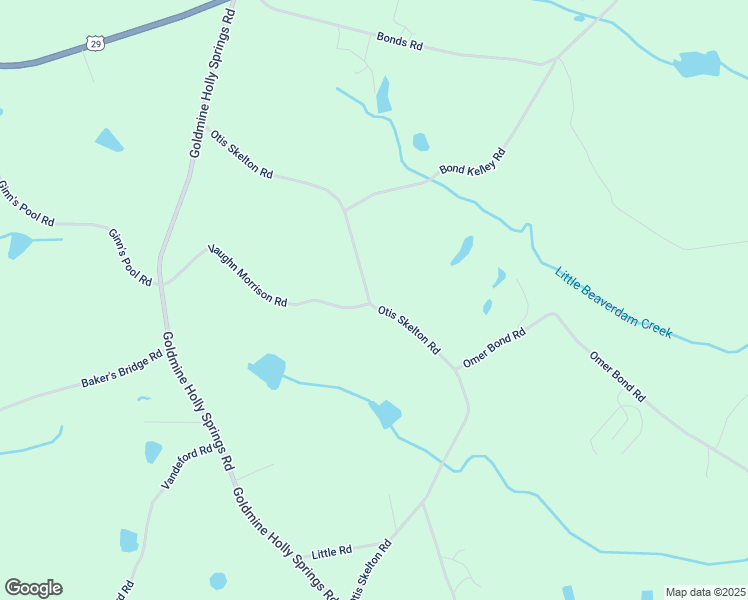 map of restaurants, bars, coffee shops, grocery stores, and more near 651 Otis Skelton Road in Royston