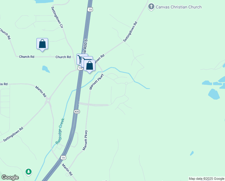 map of restaurants, bars, coffee shops, grocery stores, and more near 4830 Marjorie Drive in Cumming