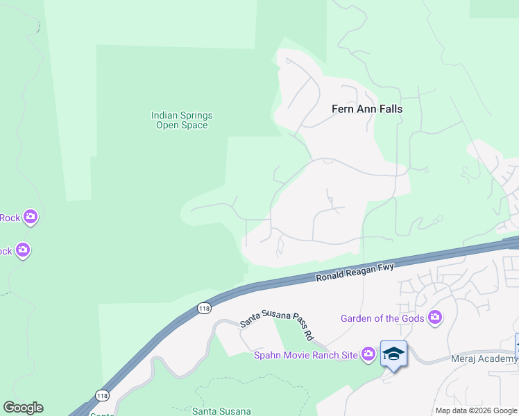 map of restaurants, bars, coffee shops, grocery stores, and more near 22655 La Quilla Drive in Los Angeles County