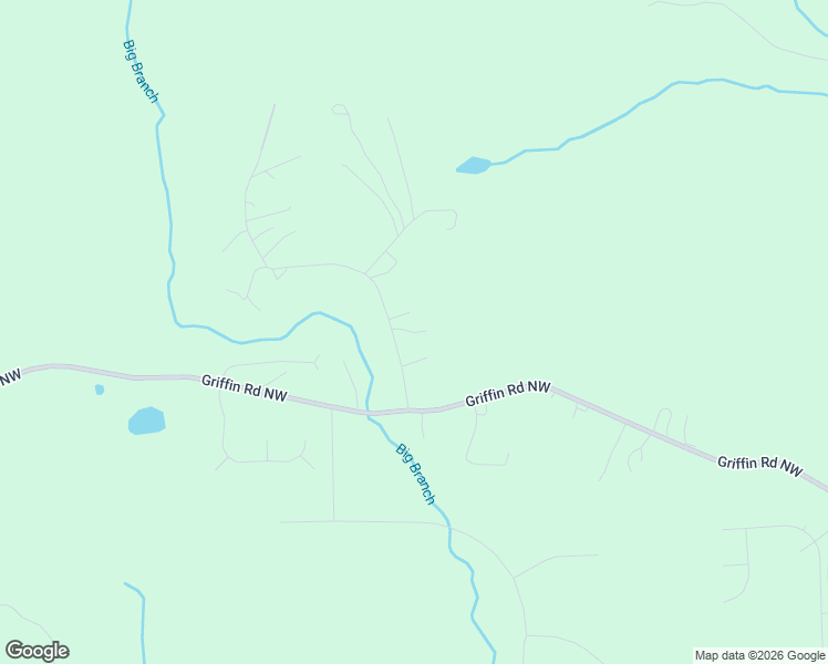 map of restaurants, bars, coffee shops, grocery stores, and more near 80 2 Run Crossing Northwest in Cartersville