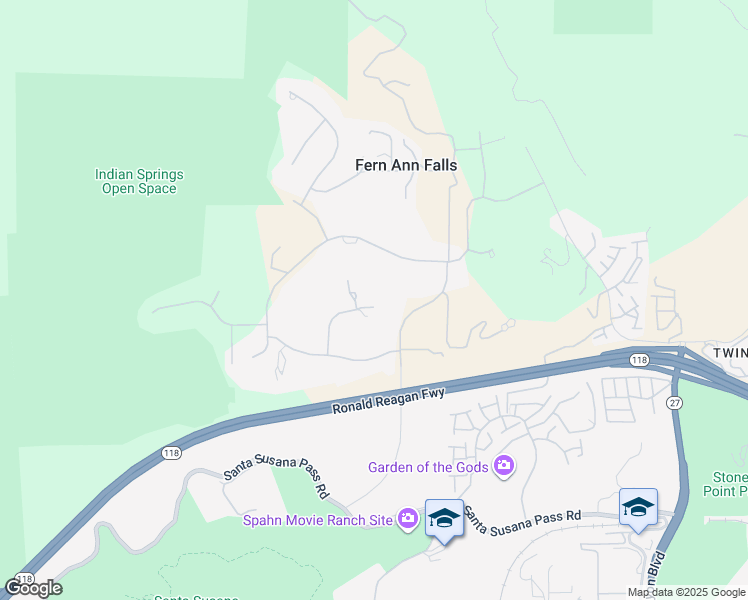 map of restaurants, bars, coffee shops, grocery stores, and more near 11485 Awenita Court in Los Angeles County