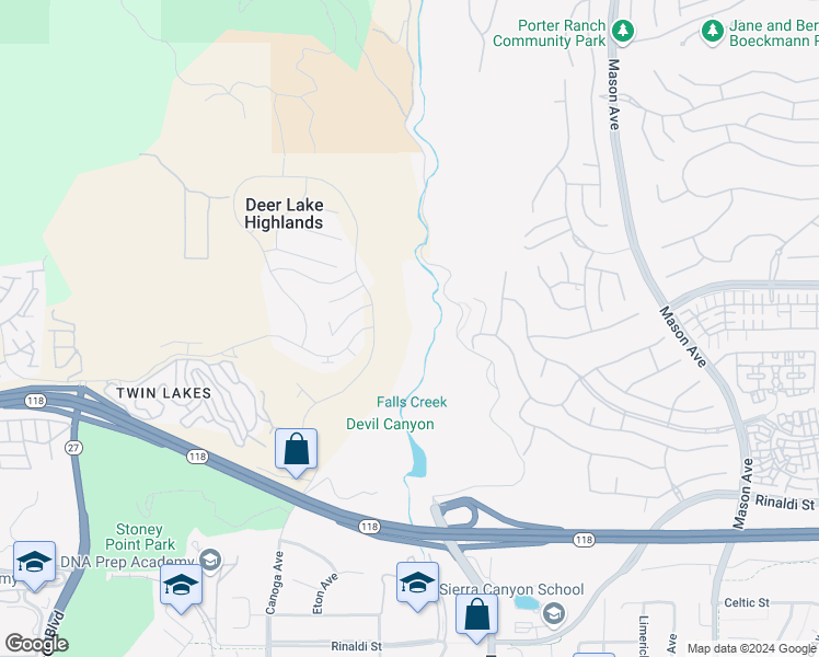 map of restaurants, bars, coffee shops, grocery stores, and more near in 