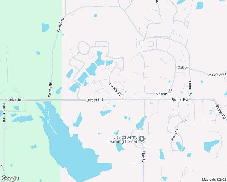 map of restaurants, bars, coffee shops, grocery stores, and more near 4488-4788 Butler Road in Tupelo