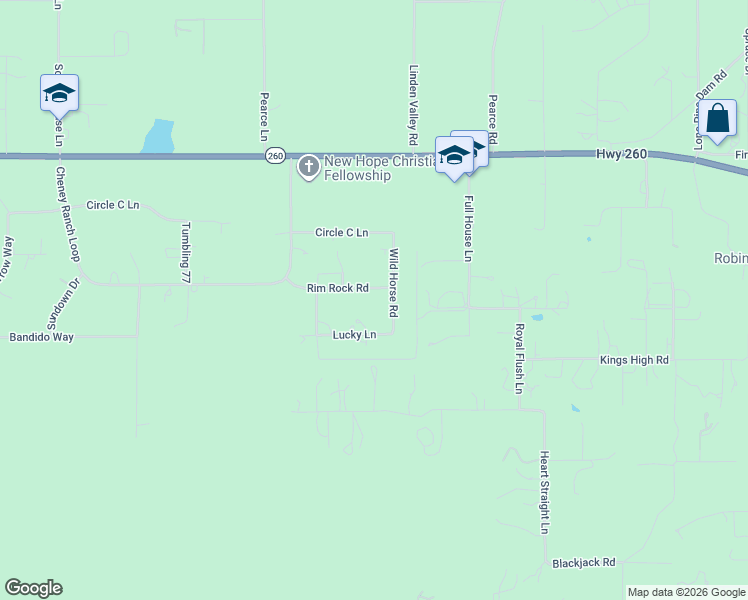 map of restaurants, bars, coffee shops, grocery stores, and more near 937 Rim Rock Circle in Show Low