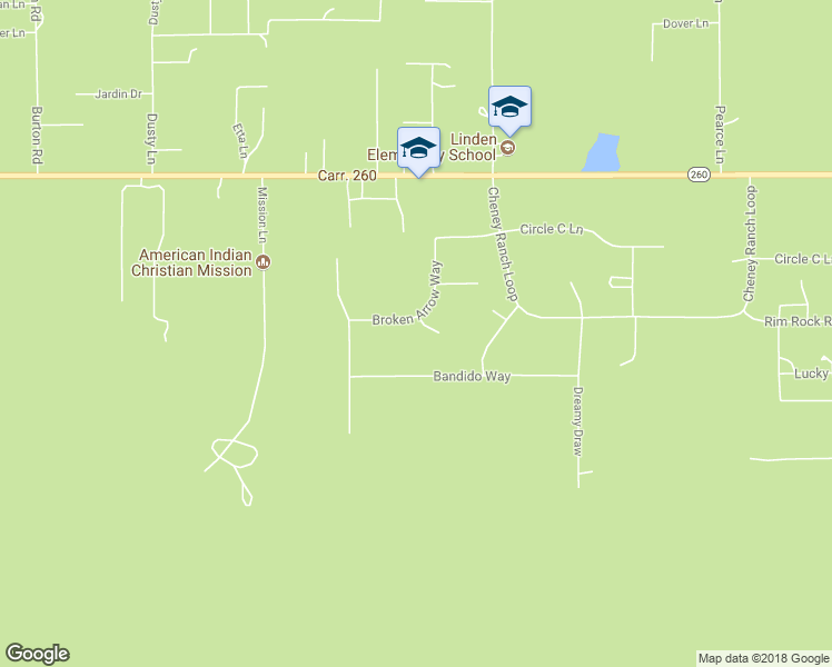 map of restaurants, bars, coffee shops, grocery stores, and more near 6649 Broken Arrow Way in Show Low