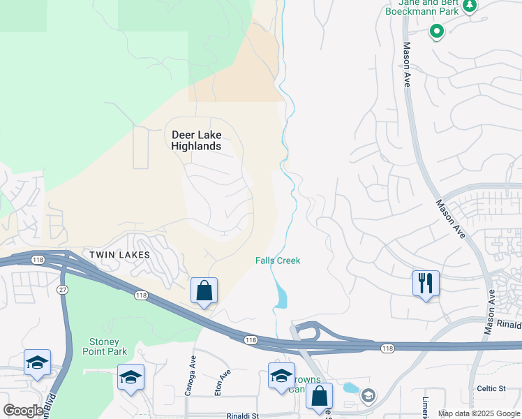 map of restaurants, bars, coffee shops, grocery stores, and more near in 