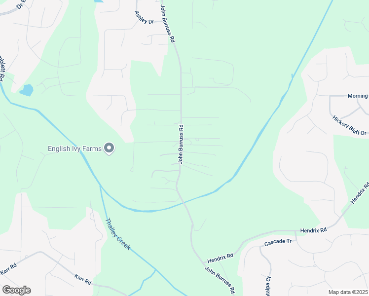 map of restaurants, bars, coffee shops, grocery stores, and more near 5652 John Burruss Road in Cumming