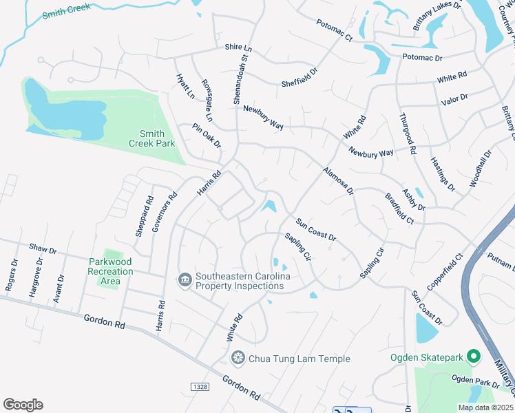 map of restaurants, bars, coffee shops, grocery stores, and more near 741 Sunseeker Drive in Wilmington