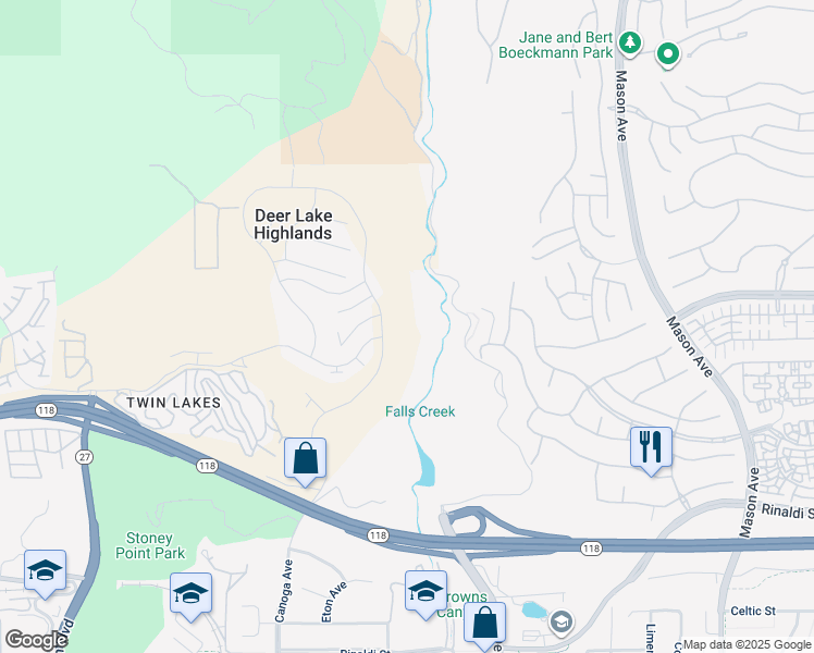 map of restaurants, bars, coffee shops, grocery stores, and more near in 