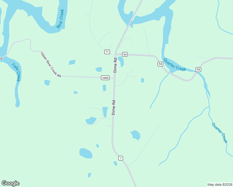 map of restaurants, bars, coffee shops, grocery stores, and more near 5941 Dime Road in Haleyville