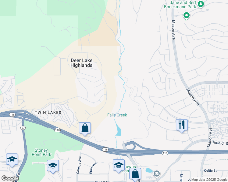 map of restaurants, bars, coffee shops, grocery stores, and more near in 