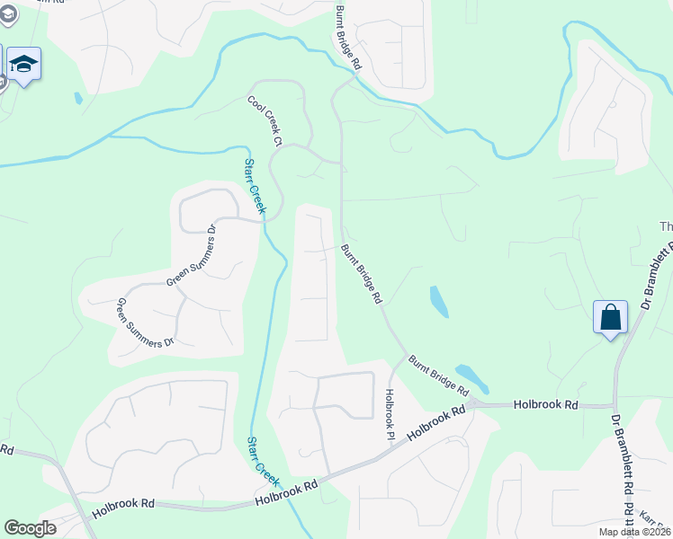 map of restaurants, bars, coffee shops, grocery stores, and more near 3755 Burnt Bridge Road in Cumming