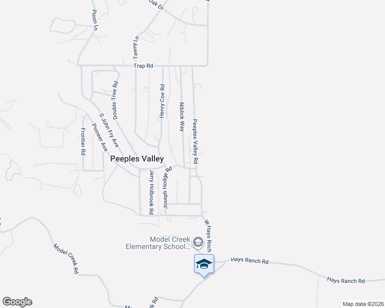 map of restaurants, bars, coffee shops, grocery stores, and more near 18402 Peeples Valley Road in Peeples Valley