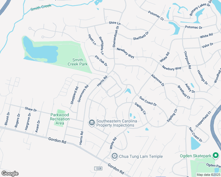 map of restaurants, bars, coffee shops, grocery stores, and more near 715 Briar Creek Way in Wilmington