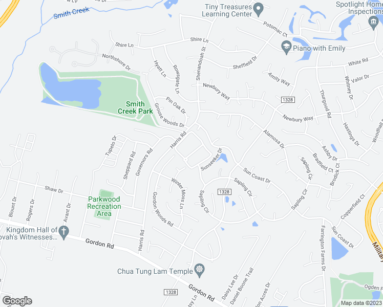 map of restaurants, bars, coffee shops, grocery stores, and more near 715 Briar Creek Way in Wilmington