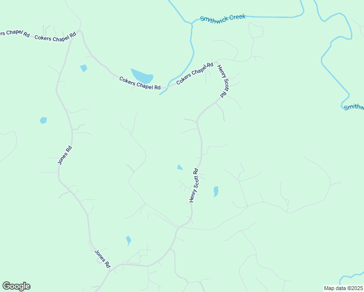 map of restaurants, bars, coffee shops, grocery stores, and more near 2055 Henry Scott Road in Ball Ground