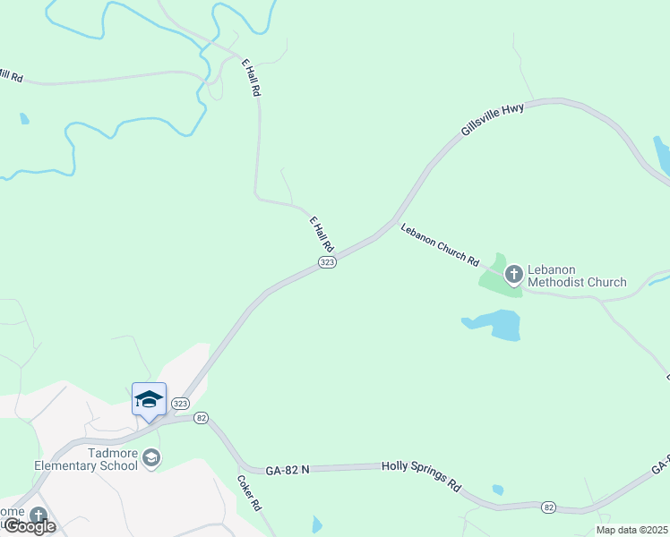 map of restaurants, bars, coffee shops, grocery stores, and more near 3450 Gillsville Highway in Gainesville