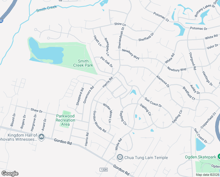 map of restaurants, bars, coffee shops, grocery stores, and more near 2513 Briarcliff Circle in Wilmington