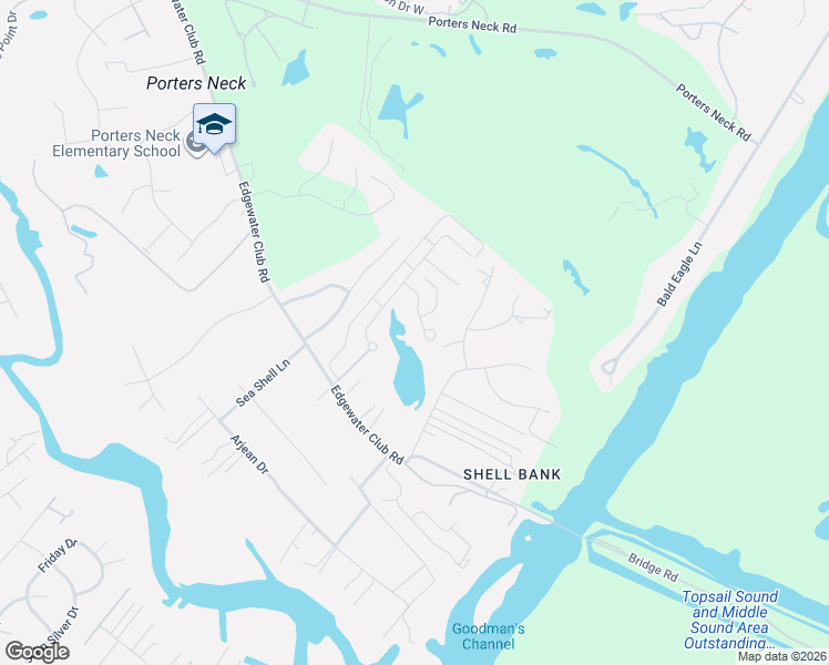 map of restaurants, bars, coffee shops, grocery stores, and more near 1222 Verandah Way in Wilmington