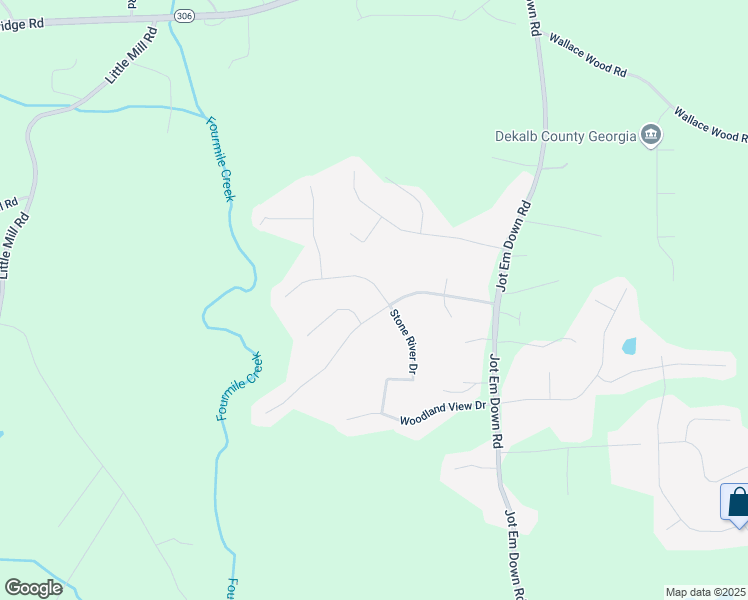 map of restaurants, bars, coffee shops, grocery stores, and more near 8815 Stone River Drive in Gainesville