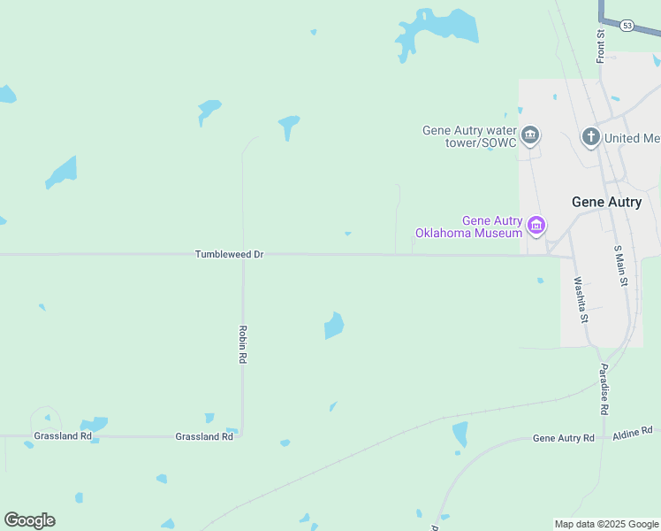 map of restaurants, bars, coffee shops, grocery stores, and more near 671 Tumbleweed Drive in Ardmore