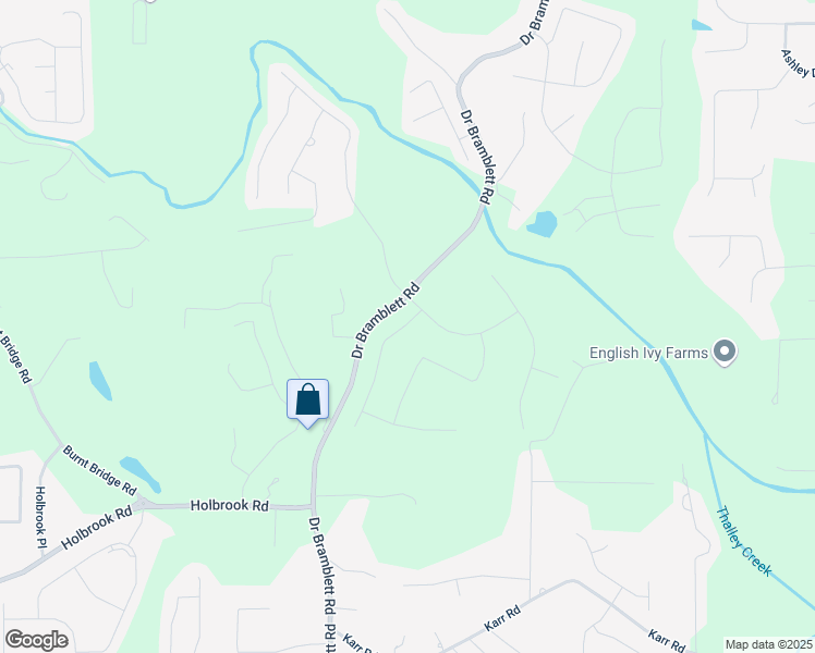 map of restaurants, bars, coffee shops, grocery stores, and more near 4040 Newburn Court in Forsyth County
