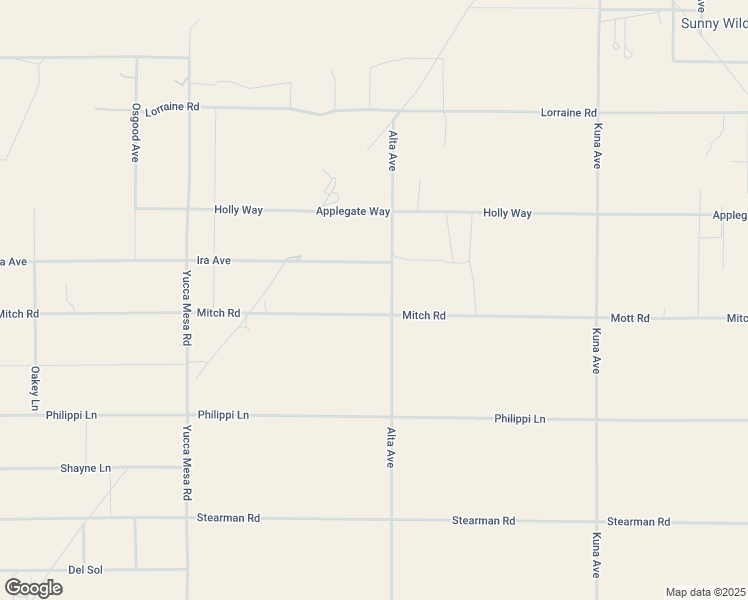 map of restaurants, bars, coffee shops, grocery stores, and more near 59676 Mitch Road in Homestead Valley