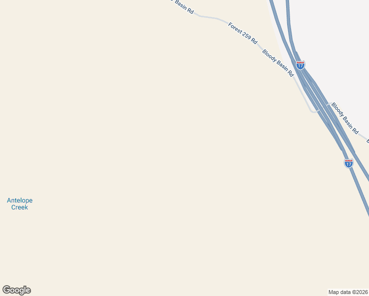 map of restaurants, bars, coffee shops, grocery stores, and more near Bloody Basin Road in Mayer