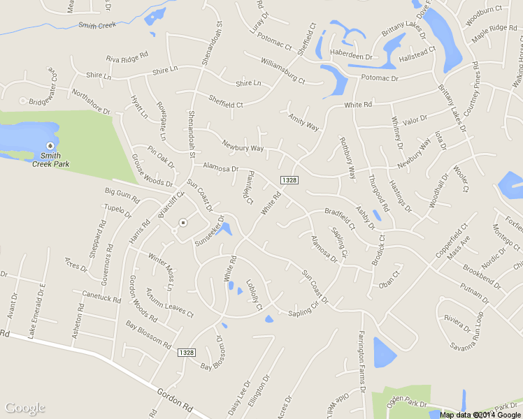 map of restaurants, bars, coffee shops, grocery stores, and more near 2417 White Road in Wilmington