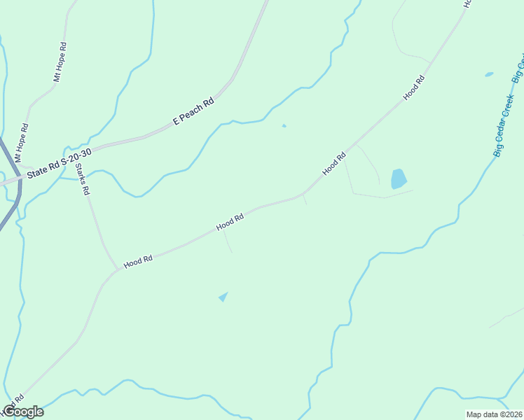 map of restaurants, bars, coffee shops, grocery stores, and more near 2153 Hood Road in Ridgeway