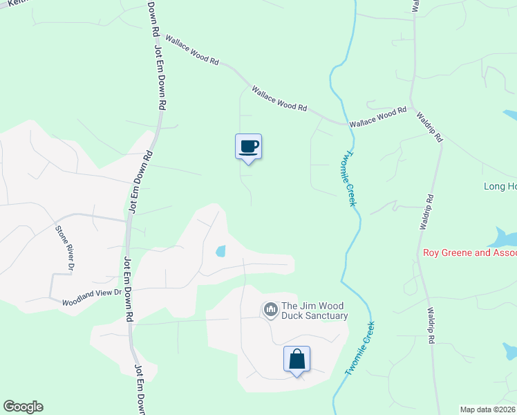 map of restaurants, bars, coffee shops, grocery stores, and more near 8485 Sagewood Drive in Gainesville
