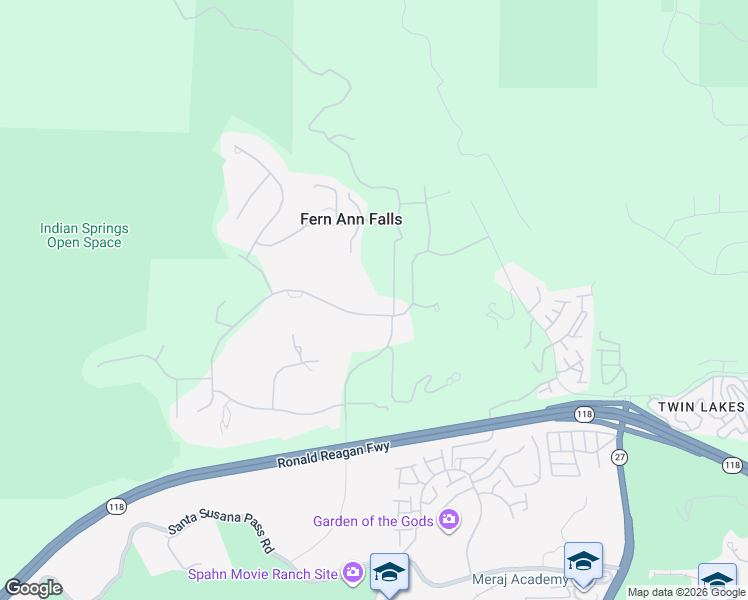 map of restaurants, bars, coffee shops, grocery stores, and more near 22515 La Quilla Drive in Los Angeles County