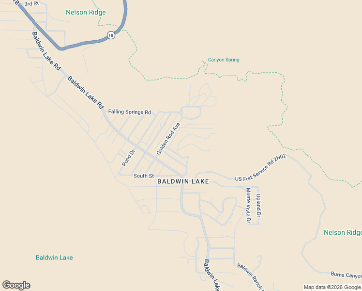 map of restaurants, bars, coffee shops, grocery stores, and more near 46084 Rocky Point Road in Big Bear