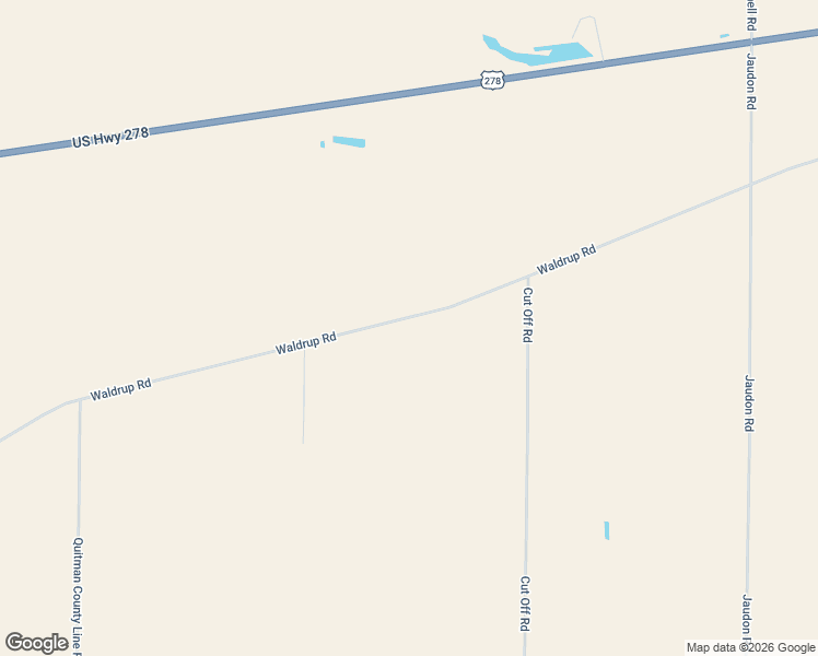 map of restaurants, bars, coffee shops, grocery stores, and more near 1069-1589 Waldrup Road in Batesville