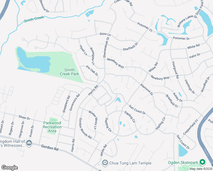 map of restaurants, bars, coffee shops, grocery stores, and more near 5004 Sun Coast Drive in Wilmington