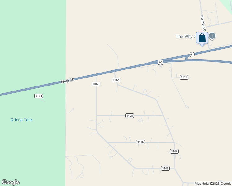 map of restaurants, bars, coffee shops, grocery stores, and more near County Road 3167 in Show Low