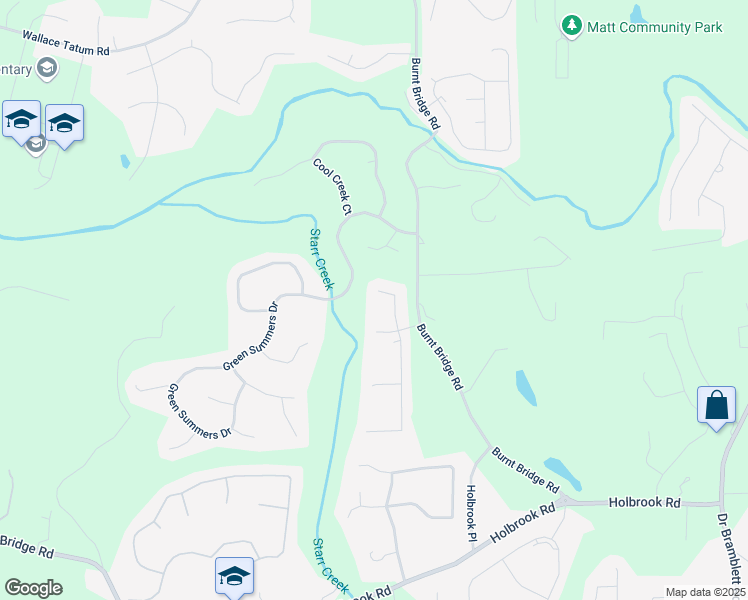 map of restaurants, bars, coffee shops, grocery stores, and more near 3985 Foxdale Lane in Cumming