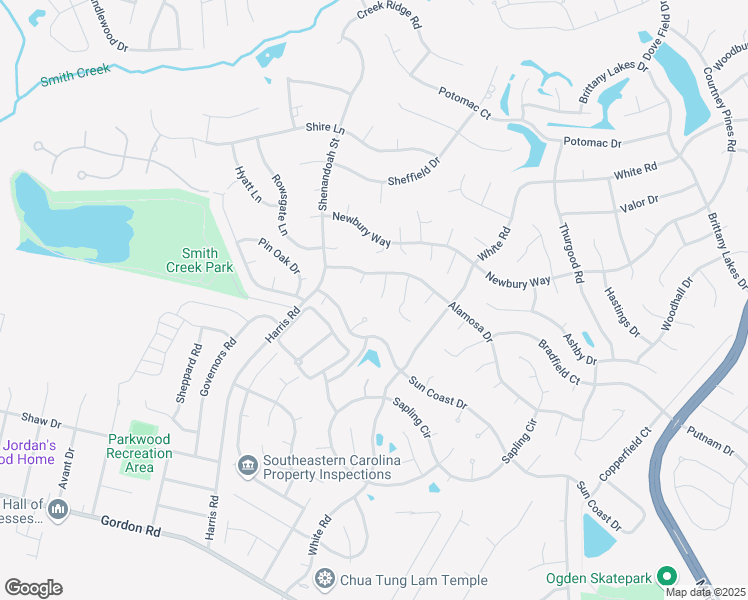 map of restaurants, bars, coffee shops, grocery stores, and more near 801 Caspian Court in Wilmington