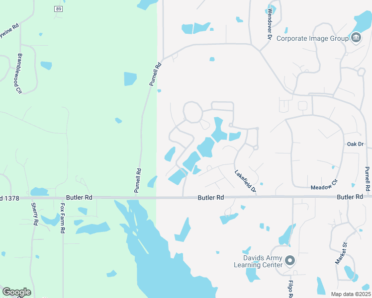 map of restaurants, bars, coffee shops, grocery stores, and more near Lake Circle Drive in Tupelo