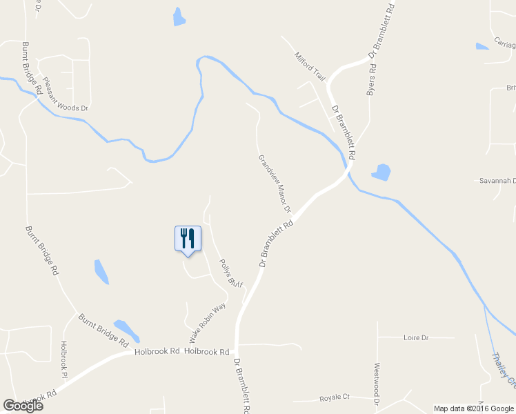 map of restaurants, bars, coffee shops, grocery stores, and more near 3535 Doctor Bramblett Road in Cumming