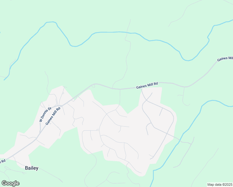 map of restaurants, bars, coffee shops, grocery stores, and more near 2902 Gaines Mill Road in Gainesville
