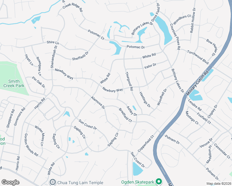 map of restaurants, bars, coffee shops, grocery stores, and more near 2502 Newry Lane in Wilmington