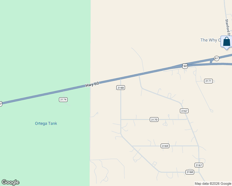 map of restaurants, bars, coffee shops, grocery stores, and more near 43 County Road 3168 in Vernon