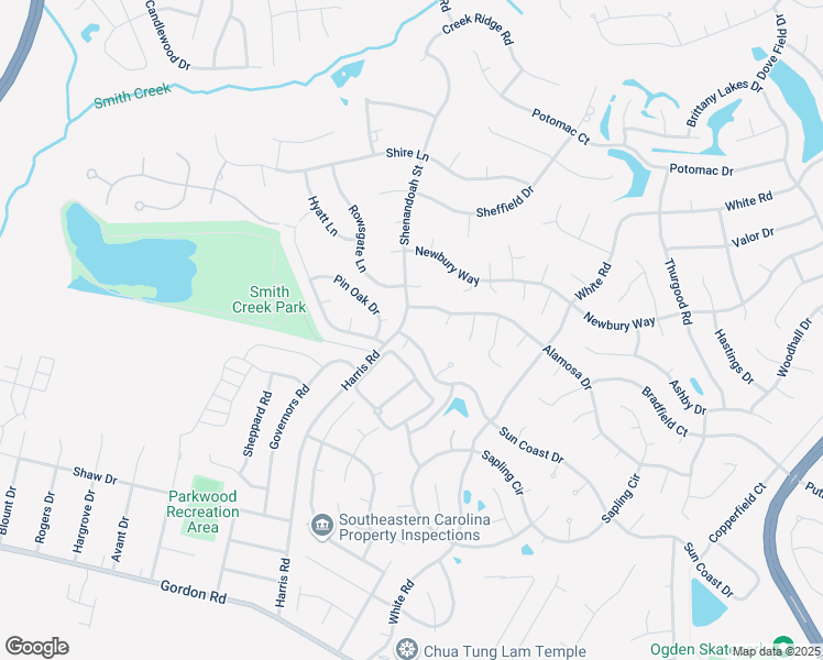 map of restaurants, bars, coffee shops, grocery stores, and more near 5003 Sun Coast Drive in Wilmington